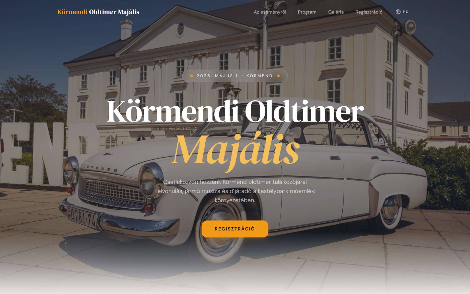 Körmendi Oldtimer Majális – event website